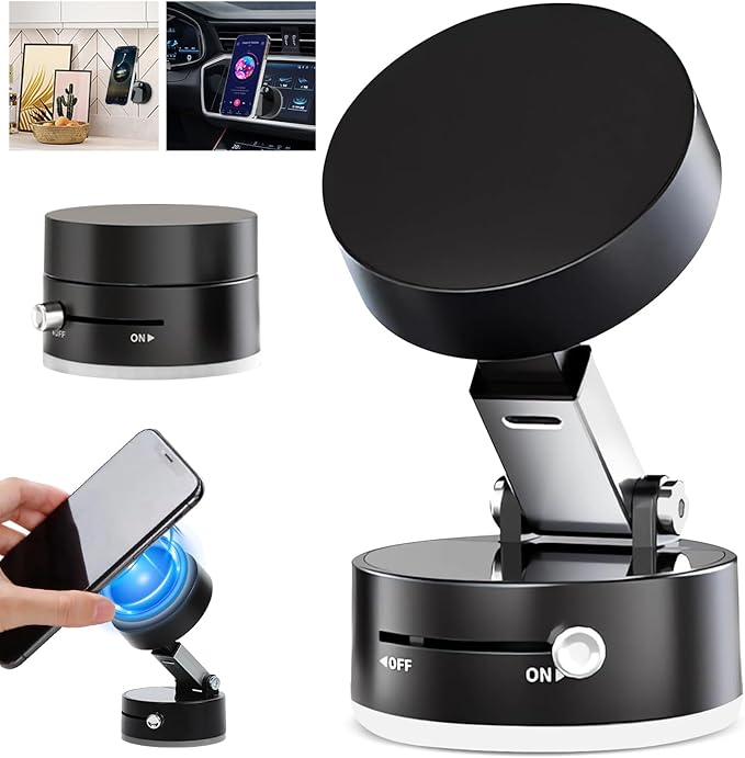 Vacuum Magnetic Suction Phone Holder