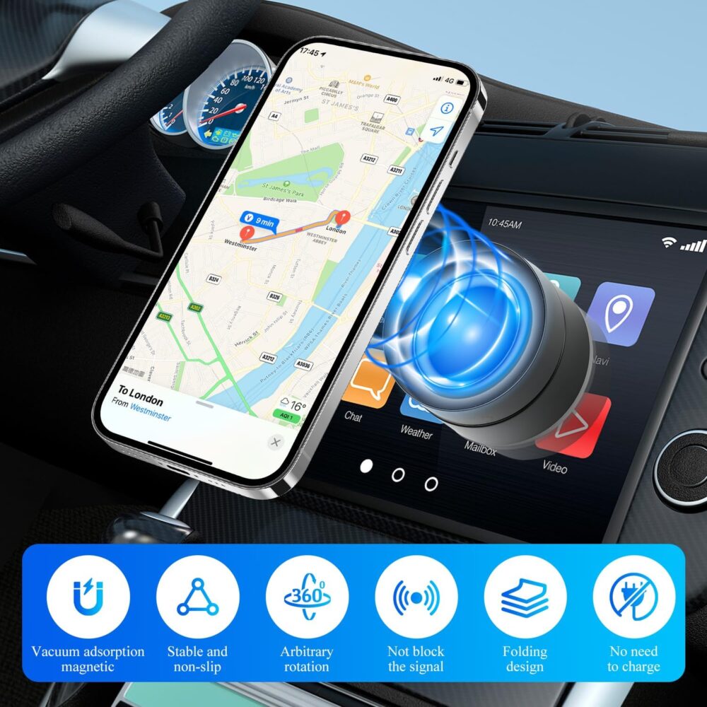 Vacuum Magnetic Suction Phone Holder - Image 7