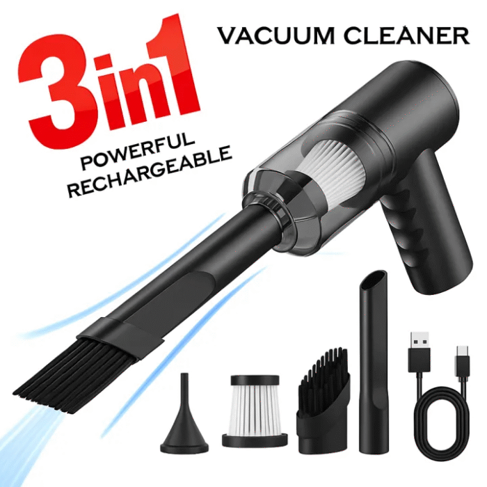 Multifunctional 3 in 1 Wireless Vacuum Cleaner